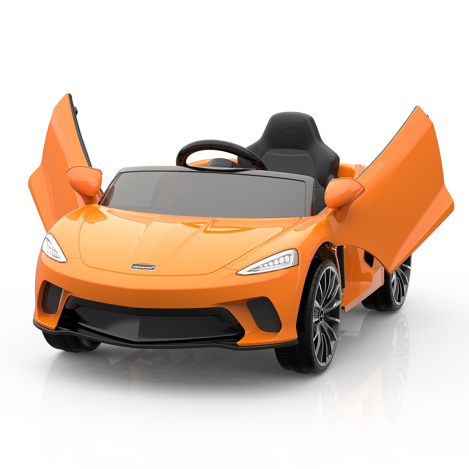 Garvee Luxury Electric Stroller with Sound System, 12V Battery Pink