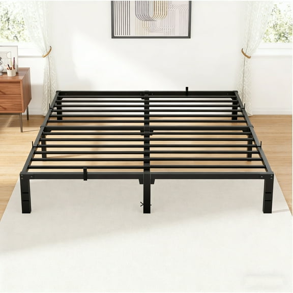 Garvee Metal Full Size Bed Frame with Under Bed Storage Heavy Duty Platform 10 Inch Height