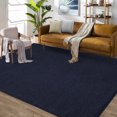 thumbnail image 1 of Garvee Modern Solid Area Rug, 5'x7' Washable Non Slip Backing Rug Low Pile Stain Resistant Indoor Floor Carpet for Living Room Bedroom, Navy, 1 of 8