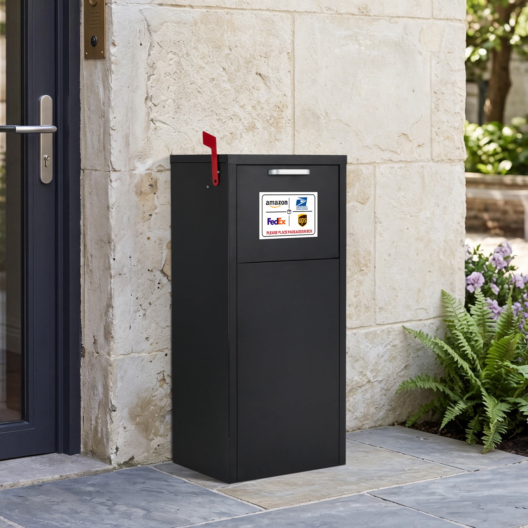 Garvee Package Delivery Boxes for Outside, Waterproof Mailbox with Lock ...