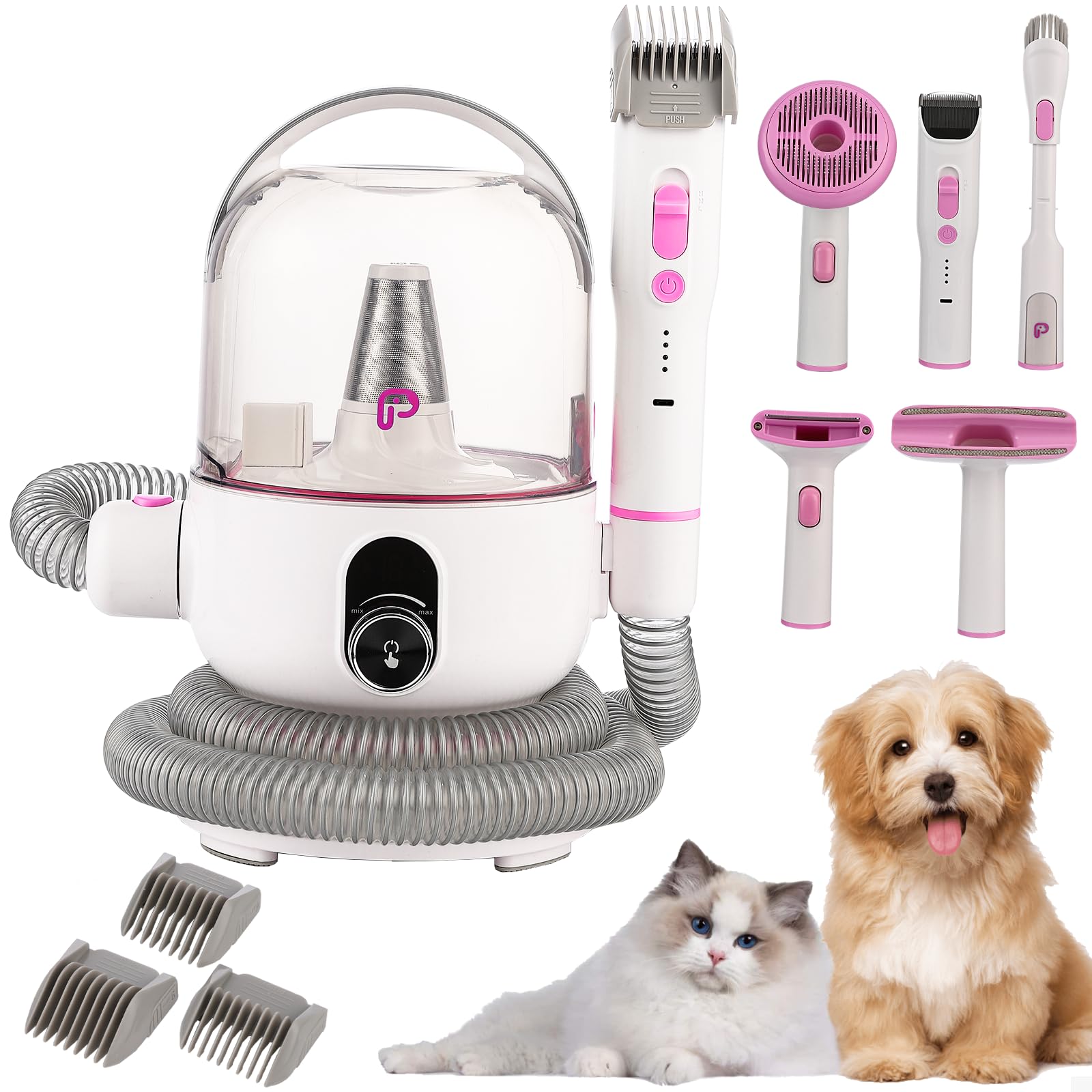 Garvee Pet Grooming Vacuum, STF9 13.4Kpa Suction Power, 2L Large