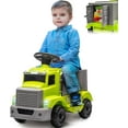 thumbnail image 1 of Garvee Ride on Car, 6V Recycling Garbage Truck Electric Vehicle with Music, Horn, Warning Lights, Recycling Accessories Included, Toddlers Battery Powered Trash Toy for Boys Girls, 1 of 8