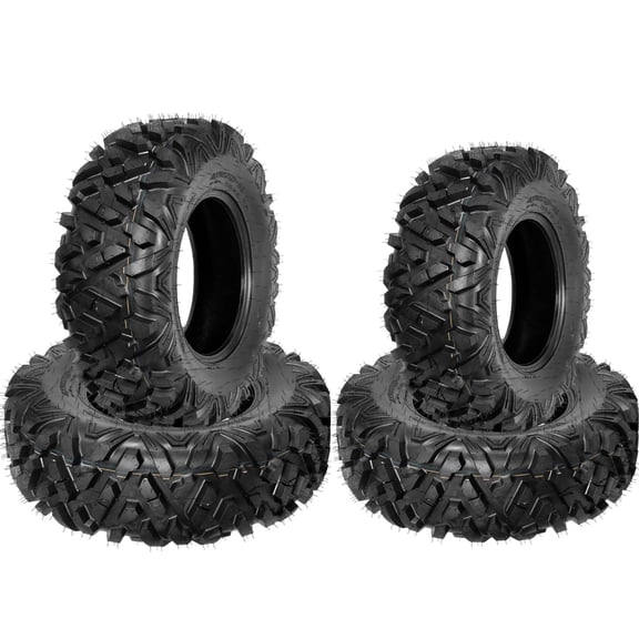 Garvee Set of 4 All-Terrain ATV/UTV Tires 29x9-14 Front & 29x11-14 Rear, 6PR ATV Tire for Trail Riding, Mud, Sand, Farm & Outdoor Work,DAV110