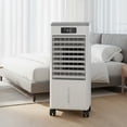 thumbnail image 1 of Garvee Small Evaporative Cooler, 1.84 Gal Indoor Cooler with Remote Control and 3 Speeds, White, 1 of 7