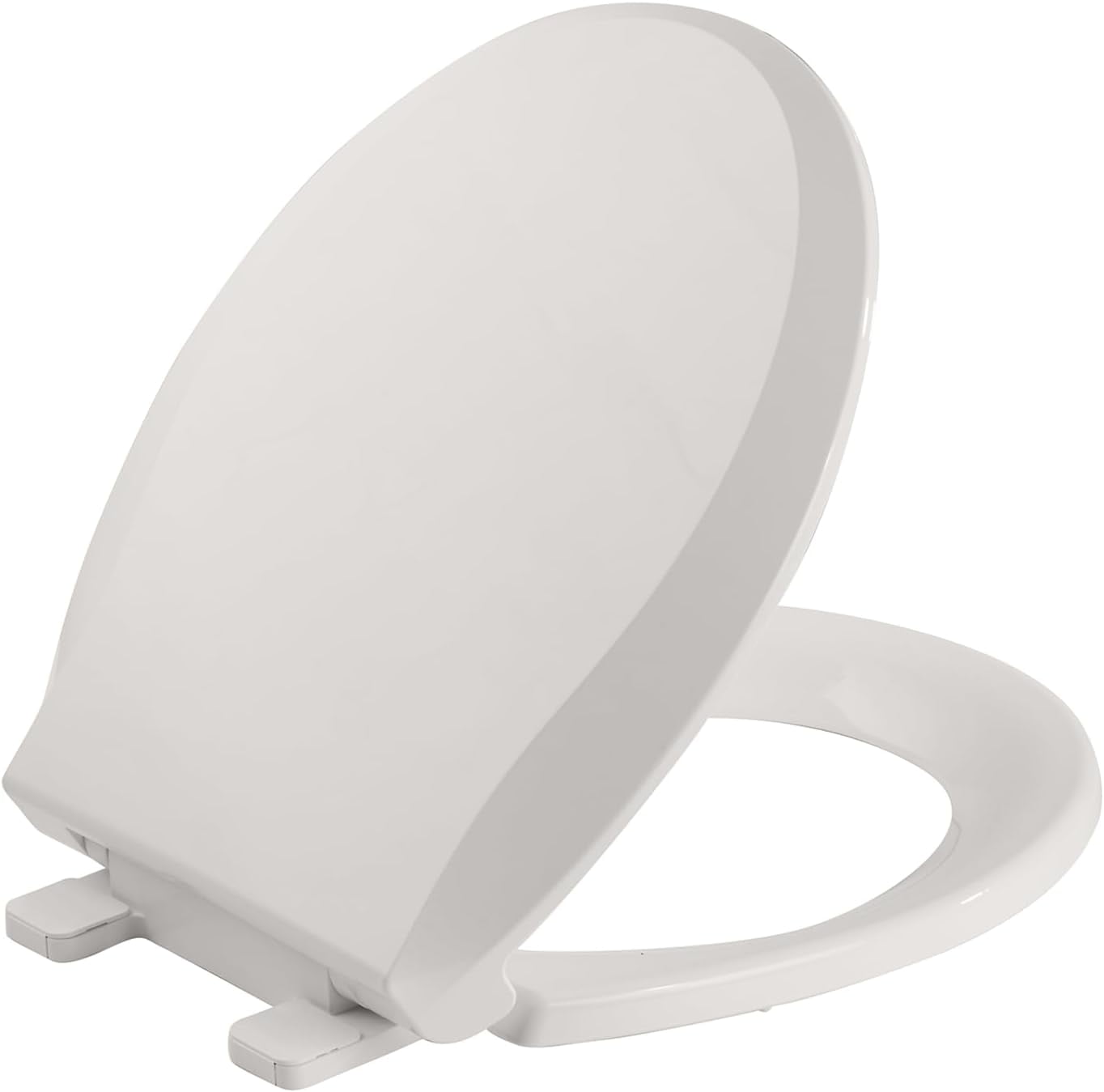 Garvee Sturdy Round Toilet Seat with Soft Close Mechanism, Universal ...
