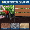 thumbnail image 1 of Garvee Teak Wood Outdoor Privacy Fence Panels - All-Weather Aluminum & Vinyl Decorative Screen - Garden, Patio, Backyard Enclosure for Trash Can, AC Unit, Pool Equipment - Natural Wood Color - 2PCS, 1 of 7