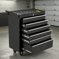thumbnail image 1 of Garvee Tool Cart with Wheels and 6-Drawers, Portable Tool Storage Cabinet for Garage, Workshop, Black, 1 of 7