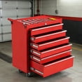 thumbnail image 1 of Garvee Tool Cart with Wheels and 6-Drawers, Portable Tool Storage Cabinet for Garage, Workshop, Red, 1 of 7