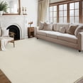 thumbnail image 1 of Garvee Ultra Soft Area Rug, 10'x13' Fluffy Area Rug Non Slip Rug for Living Room Bedroom Home Decor Carpet, Off-White, 1 of 9