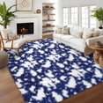 thumbnail image 1 of Garvee Ultra Soft Area Rugs, 6x9 Fluffy Fuzzy Shag Area Rug Modern Shaggy Carpets for Living Room Bedroom Home Decor, Blue, 1 of 8