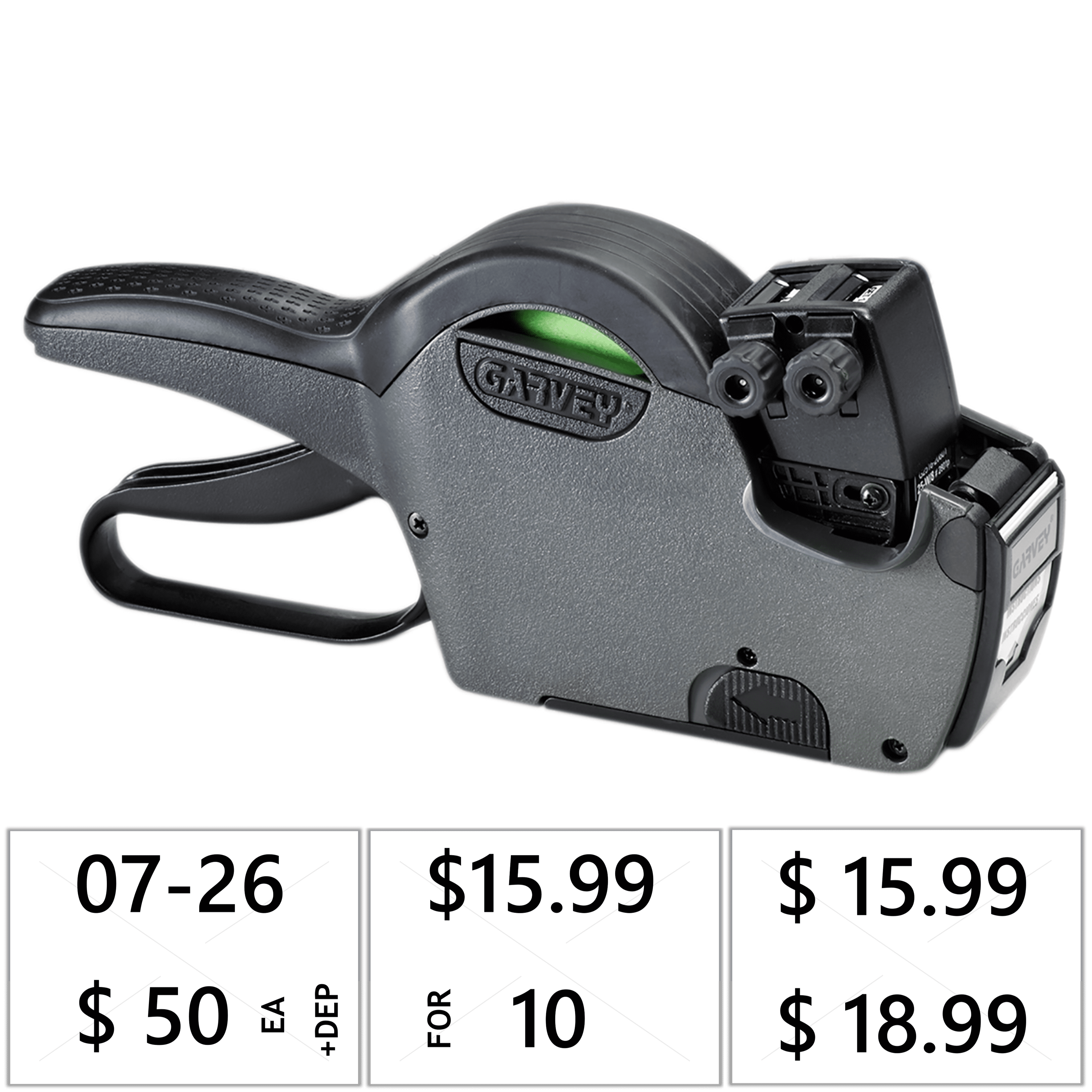Garvey 2 Line Price Labeler (22-66) Compatible With 22 x 16 mm Labels (G2216-66003)