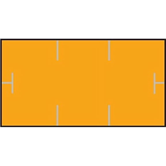 Garvey GS1910 Orange Labels for the Impressa 1910 Labeler Models 1910-6, 1910-7 and 1910-8, Security Cut