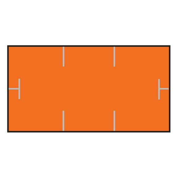 Garvey GS1910 Red Labels for the Impressa 1910 Labelers Models 1910-6, 1910-7 and 1910-8, Security Cut