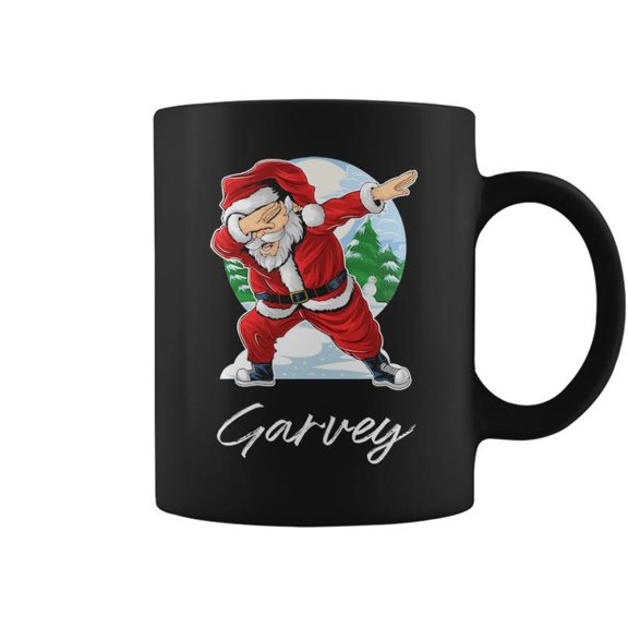 Garvey Name Gift Santa Garvey Coffee Mugs