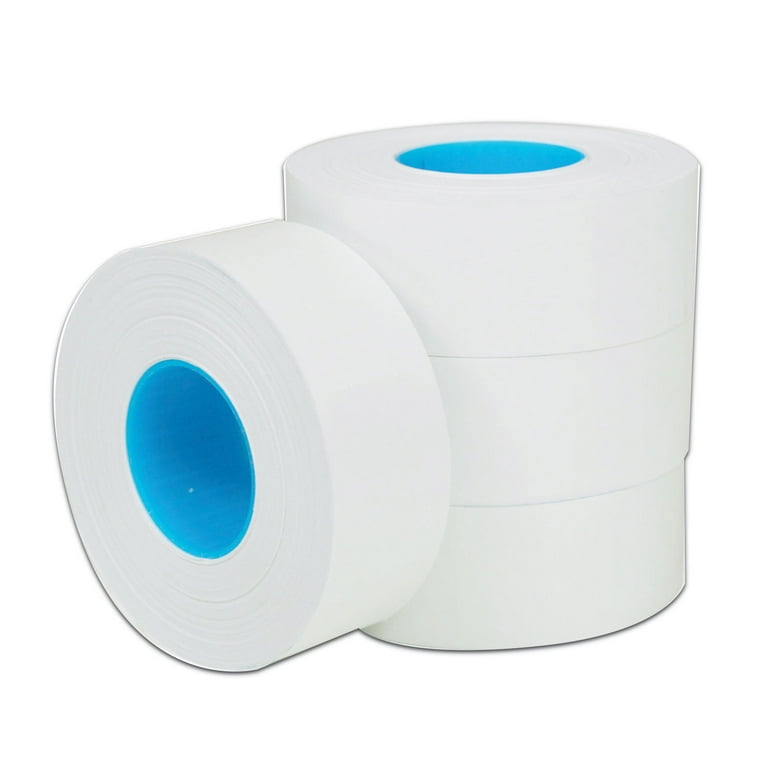 One-Line Pricemarker Labels Bulk Pack, 0.44 x 0.81, White, 1,200/Roll, 16 Rolls/Box One-Line Pricemarker Labels Bulk Pack, 0.44 x 0.81, White, 1,200/Roll, 16 Rolls/Box