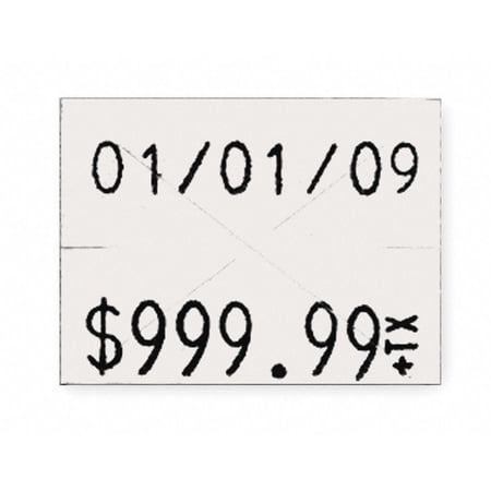 Garvey Pricing Label Kit,2-Line,White,PK3 90949 90949 ZO-G1162244
