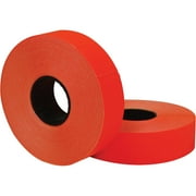 Garvey Two-Line Pricemarker Labels Red 1,750 Labels/Roll 2 Rolls/Pack 098615