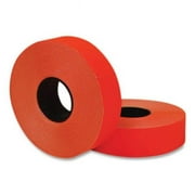 Garvey Two-Line Pricemarker Labels Red 1,750 Labels/Roll 2 Rolls/Pack 098615