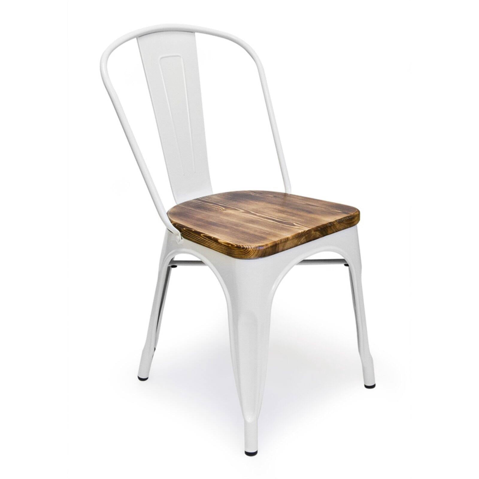 AEON Furniture Garvin Stacking Dining Chair in White (Set of 2)