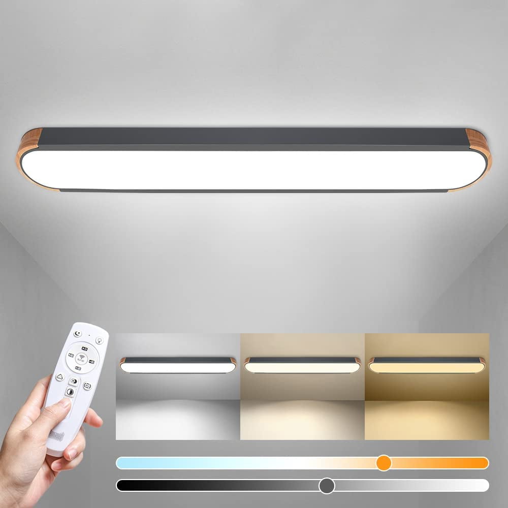 Garwarm Dimmable LED Ceiling Light with Remote Control 3000K6000K