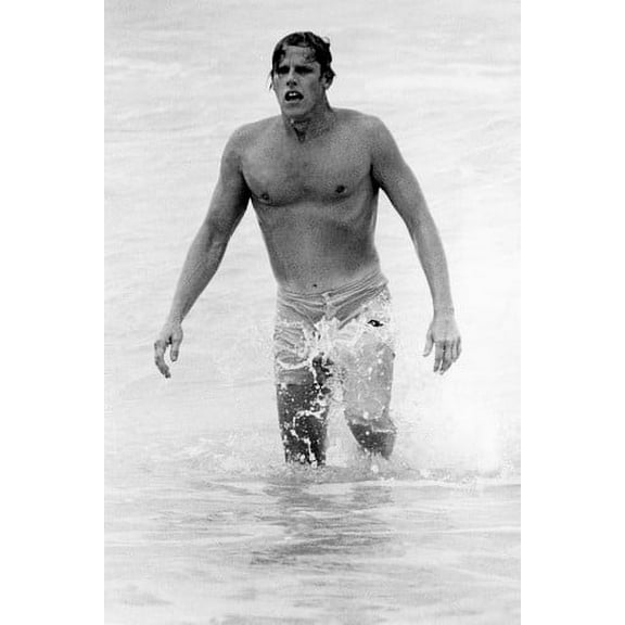 Gary Busey Big Wednesday Bare Chested B&W 24X36 Poster