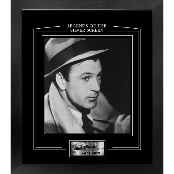 Gary Cooper Framed PhotoGlass Print