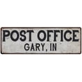 thumbnail image 1 of Gary, In Post Office Metal Sign Vintage 8x24 108240011427, 1 of 1