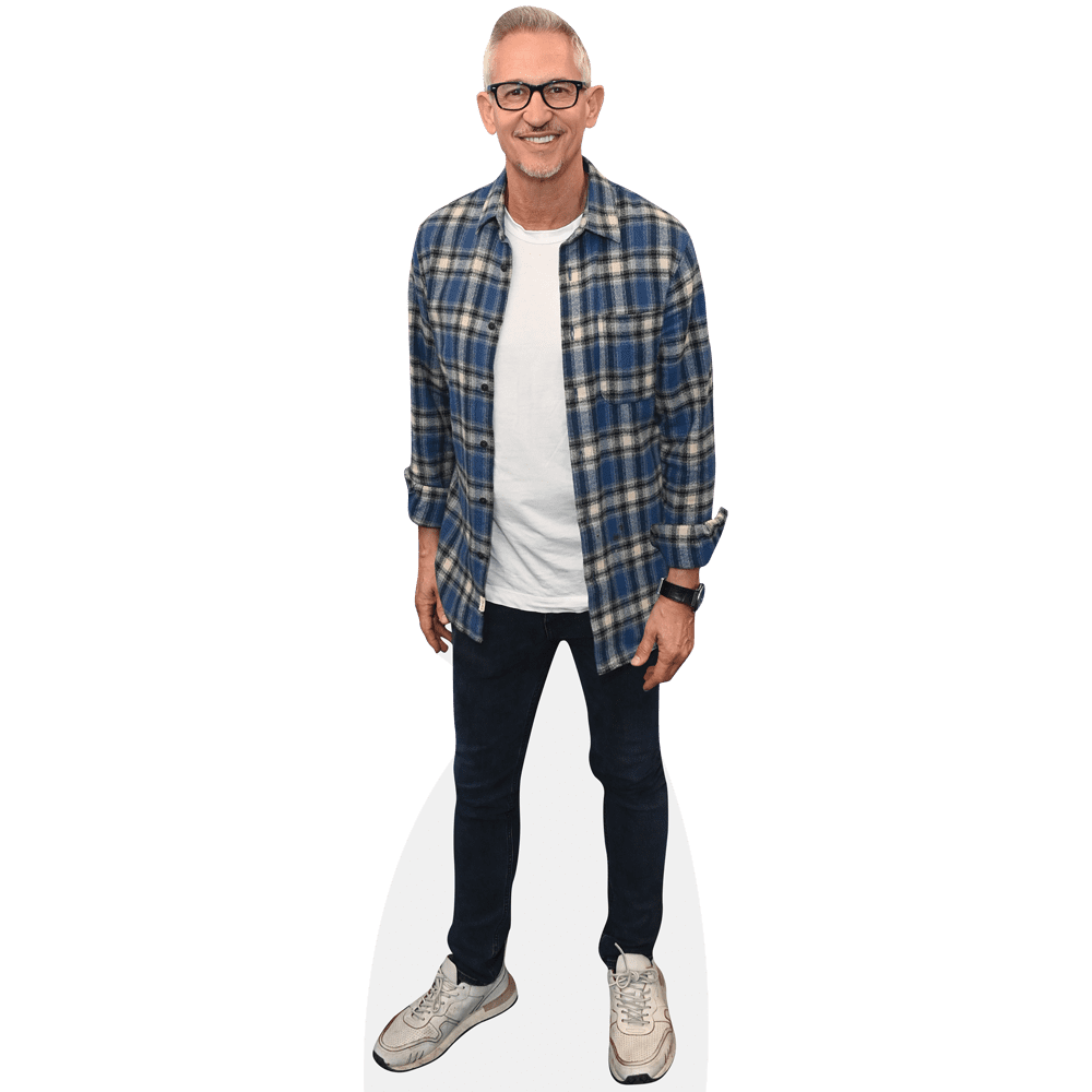 Gary Lineker (Casual) Lifesize Cardboard Cutout Standee