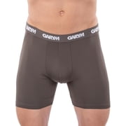 Gary Majdell Sport Men's Microfibre Boxer Brief, Moisture-Wicking Underwear, 4 Pack Charcoal, Large