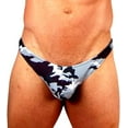 thumbnail image 1 of Gary Majdell Sport Mens New Black Camouflage Thong Swimsuit Size Small, 1 of 2