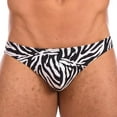 thumbnail image 1 of Gary Majdell Sport Mens New Hot Zebra Print Thong Swimsuit Size Large, 1 of 4
