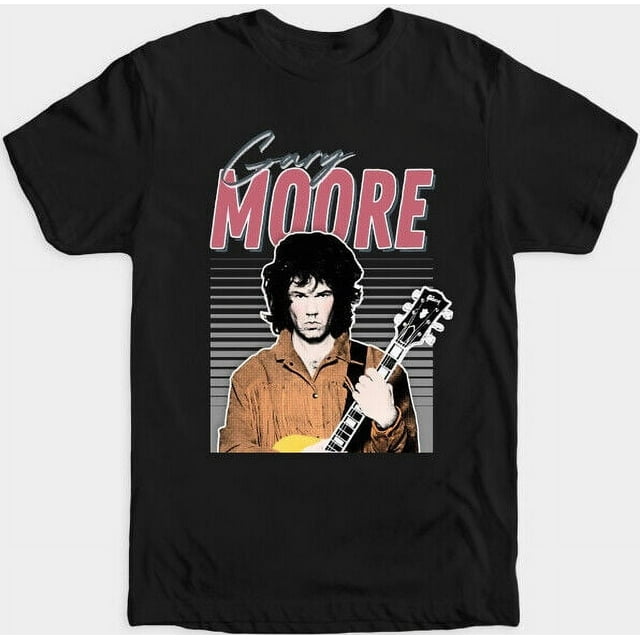 Gary Moore TShirt Thin Lizzy Phil Lynott Brian Downey Black Rose A