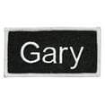 thumbnail image 1 of Gary Name Tag Patch Uniform ID Work Shirt Badge Embroidered Iron On Applique, 1 of 1