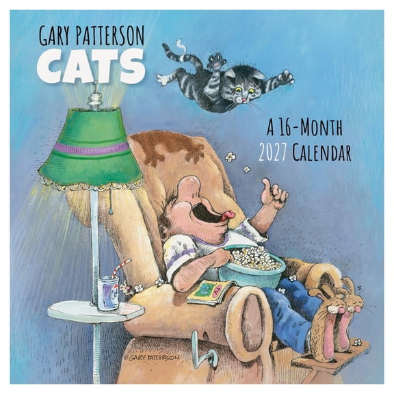 Gary Patterson Cats 2027 Wall Calendar, 16-Month, by Trends International