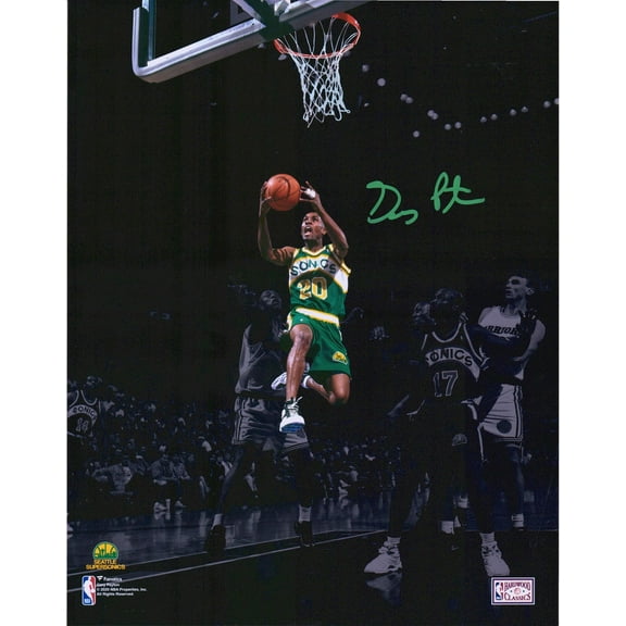 Gary Payton Seattle Supersonics Autographed 11" x 14" Spotlight Photograph - Fanatics Authentic Certified