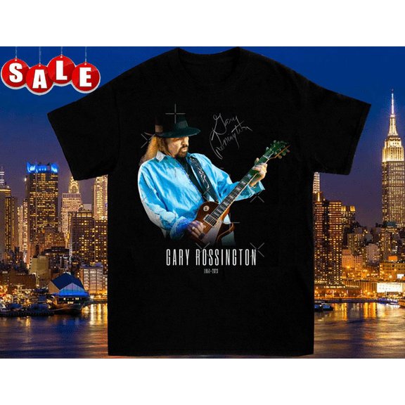 Gary Rossington Black All Size Unisex T Shirt Size S-5XL cOTTON