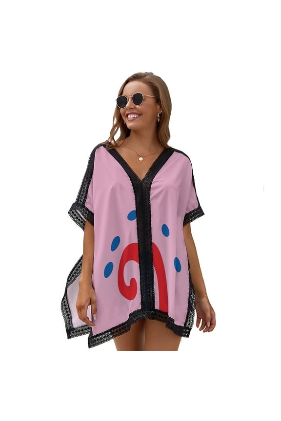 Gary The Snail Loose Pocket Women's Swimsuit Coverup Summer Beach Cover Up Bathing Suit Dress