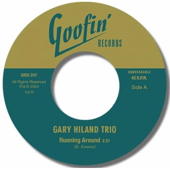 Gary -Trio- Hiland Running Around (Vinyl Record) 7" Single