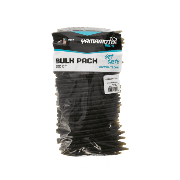 Gary Yamamoto 5" Custom Baits Salt Senko Fishing Lures, 100-Count