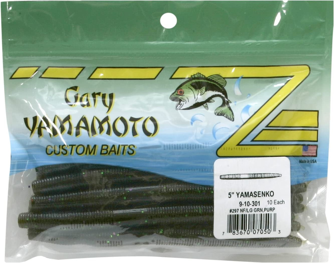 Gary Yamamoto Senko Kit Fishing Baits Assorted YamaSenko Worms In 7x11  Plano Box