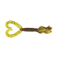 thumbnail image 1 of Yamamoto Double Tail Hula Grub, 5", 10pk, Green Pumpkin & Purple/Copper Flake, 1 of 6