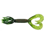 Gary Yamamoto Double Tail Hula Grub 5" 10Pk Watermelon Black Red 97-10-208