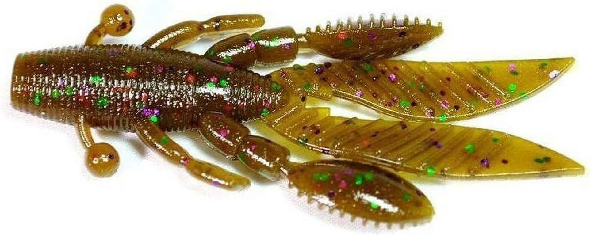 Gary Yamamoto Flappin' Hog Bait 7 Pack Green Pumpkin with Purple FH-07 ...