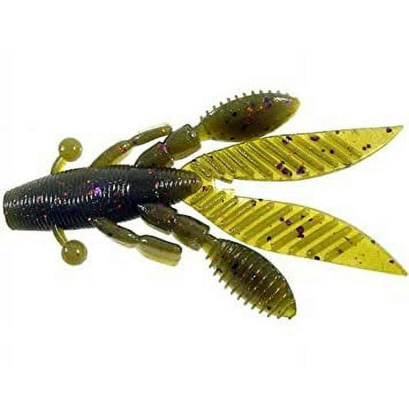 Gary Yamamoto Large Flappin' Hog Bait GRN Pumpkin Purple Copper FHL-05-330