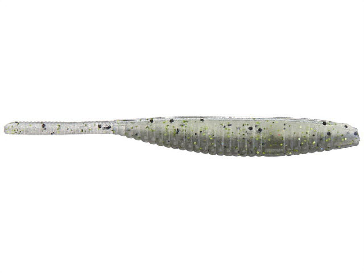 Gary Yamamoto YAM-68L-10-9002 Shad Shape Worm Monster Shad 4in Lures ...