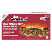 Gary's QuickSteak 100% Thin Sirloin Frozen Beef Packaged Meal, 10.8 oz