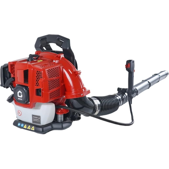 Gas Backpack Leaf Blower 52CC/66CC, 780-880CFM 320MPH Commercial Shoulder Mount, 2-Stroke Engine for Leaves & Snow