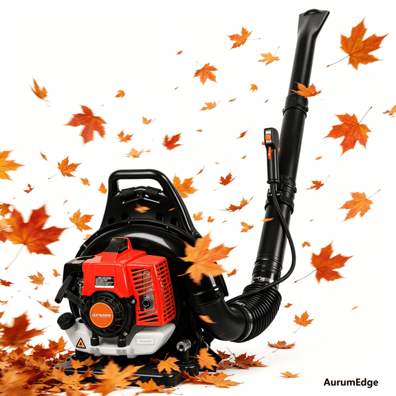 Gas Backpack Leaf Blower, 63cc 2-Stroke Engine, 700CFM 200MPH High-Powered Backpack Blower with 1.3L Fuel Tank, Ergonomic Harness for Lawn, Yard, Snow, and Outdoor Cleanup