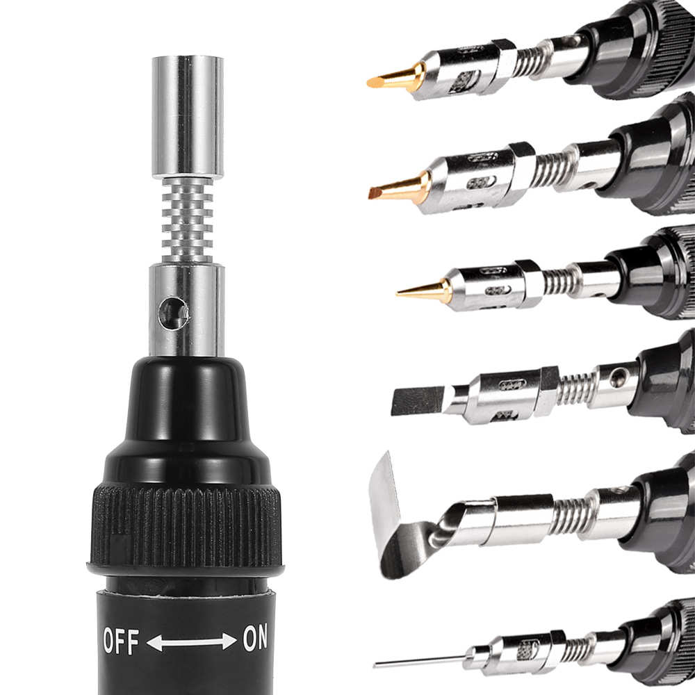 Gas Blow Torch Soldering Iron Pen Kit Butane Cordless Electric Welding