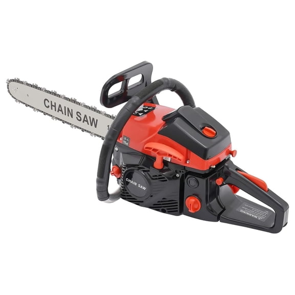 Gas Chainsaw 18 Inch 58CC 2-Stroke, Cordless Petrol Chain Saw for Wood Cutting, Garden Farm Outdoor Use with Tool Kit